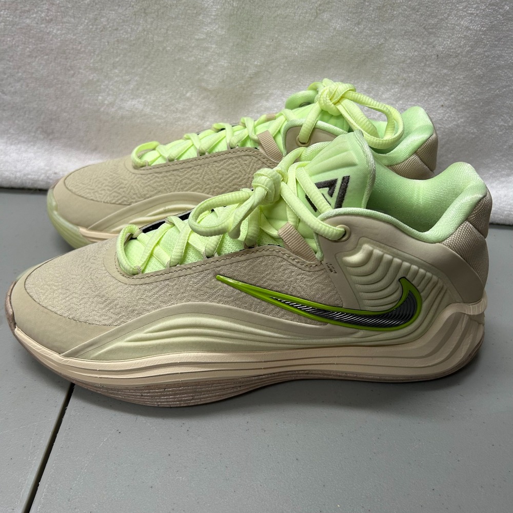 Nike Mens Size 8 Ws 9.5 Giannis Freak 7 LE Khaki/Volt Spotlight Basketball Shoes